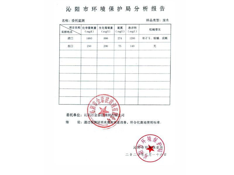环保局分析报告